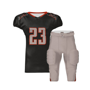 Uniformes de fútbol americano personalizados de la mejor calidad para adultos ropa deportiva transpirable de manga corta - Product Image 6