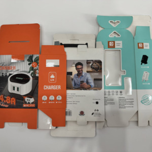 Chất lượng cao hộp vuông sạc bao bì carton giấy UV lợi thế vật liệu tái chế cho quà tặng điện tử tiêu dùng - Product Image 3