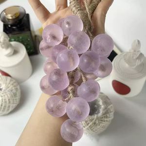 Jabón Sólido Natural de Uva a Base de Hierbas, Jabón Limpiador Hecho a Mano con Aroma a Frutas <span class=keywords><strong>para</strong></span> Rostro, Cuerpo y Manos, <span class=keywords><strong>para</strong></span> Todo Tipo de Piel, Vida Útil de 3 Años - Product Image 4