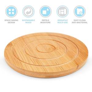 Classic Round Shape Blank <b>Wooden</b> <b>Coaster</b> Drink <b>Coasters</b> for Coffee Table & Tabletop - Product Image 4