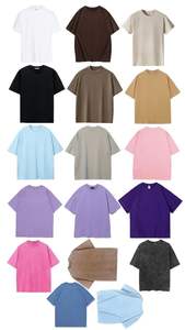 Pur 100% coton tricoté tissu unisexe Sport plaine T-Shirt à manches courtes garçons et hommes surdimensionné t-shirts à séchage rapide - Product Image 4