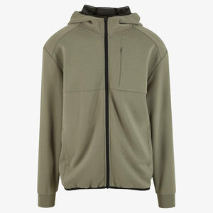 Sudadera con capucha de manga larga de gran tamaño con cremallera elegante y nueva tendencia para hombres 100% algodón de secado rápido con logotipo personalizado e impresión Digital - Product Image 5