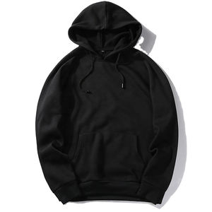 Lujosas sudaderas con capucha para hombres Unisex de gran tamaño Tie Dye bordado en blanco liso francés Terry Sudadera con capucha para hombres - Product Image 3