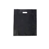 Sacs de courses en plastique personnalisés avec poignée découpée, sacs de transport colorés pour boutiques et commerces de détail