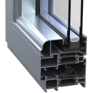 ประตูอลูมิเนียมคุณภาพสูง EOSS และ Windows ระบายความร้อน ประหยัดพลังงาน