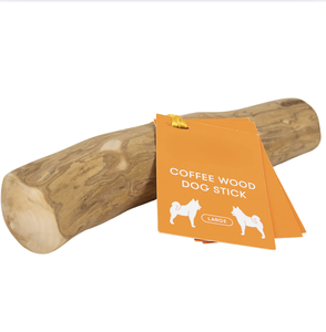 Jouet à mâcher pour chien en bois de café enrichi pour les chiens actifs et curieux - Product Image 3