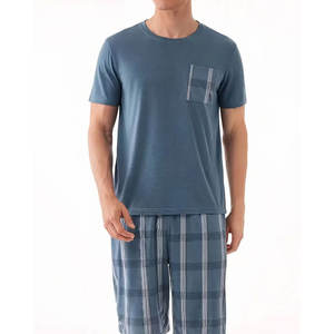 ชุดกางเกงขาสั้นสองชิ้นสำหรับผู้ชายชุดสั้นพิมพ์ลายลำลองสำหรับฤดูร้อนสินค้าใหม่2025 - Product Image 1