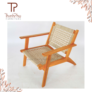 Tumbona de madera moderna ecológica para exteriores, muebles Thinh Phu para escuelas, parques, muebles de ocio promocionales para uso en exteriores - Product Image 3