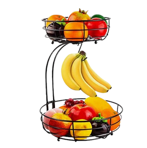 Panier de fruits en métal fini argent de Style classique accessoires de cuisine de luxe panier de fruits en métal décoratif faible taux en Inde - Product Image 6