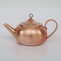 Classique métal indien qualité cuivre servant bouilloires à thé en gros en vrac bouilloires à thé couleur Bronze théière faite à la main de haute qualité