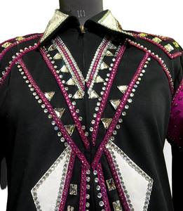 เสื้อแจ็คเก็ตขี่ม้าแบบมีซิปปิดที่หรูหราและมีสไตล์แบบพรีเมี่ยมสำหรับการขี่ม้าแบบตะวันตก - Product Image 4