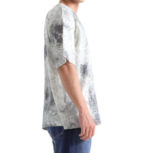 เสื้อยืดคอกลมทรงบ็อกซี่พิมพ์ลายพัฟฟ์ผ้าคอตตอนถัก 100% สั่งทำขายส่ง ปริมาณมาก พิมพ์ลาย HD ผ้าเนื้อสัมผัสพิเศษ ไหล่ตก ทรงโอเวอร์ไซส์ ใส่ได้ทั้งชายและหญิง - Product Image 4
