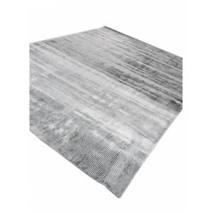 Alfombra de viscosa tejida a mano con diseño abstracto en azul para uso doméstico - Modelo HPV-7007 - Product Image 2