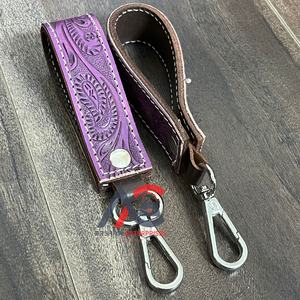 Nouveau porte-clés en cuir de vache personnalisé, porte-clés en cuir véritable de luxe, cadeau promotionnel, porte-clés pour femmes - Product Image 1