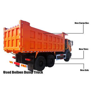 Camion benne Beiben 6x4, neuf, conduite à droite, transmission 8x4, poids total 30t, capacité de charge 50t, carburant diesel, essieux arrière - Product Image 6