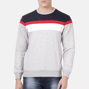 Premium Quality Winter <b>Men</b> Sweatshirt Wholesale Custom O Neck Pullover 100% Cotton Fleece Light Weight OEM Service - Product Image 1