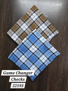 High Quality YarnDyed Dobby Checks Poly Cotton Shirting <b>Fabric</b> Export Quality Material for Girls Dresses & International Markets - Product Image 6