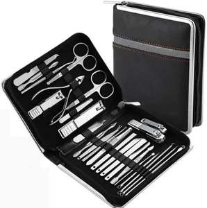 30pcs Professional Beauty Instruments Kit | Stainless Steel <b>Manicure</b> <b>Pedicure</b> Tools <b>Set</b> | Salon & Personal Care Kit - Product Image 2