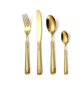 Ensemble de couverts en acier inoxydable faits à la main meilleure qualité pour la cuisine et le restaurant prix raisonnable du fournisseur indien - Product Image 1