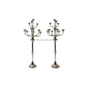 Juego clásico de 2 candelabros de Decoración de mesa diseño maravilloso hecho a mano forma personalizada Hogar y hoteles candelabros en India - Product Image 1