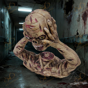 Fantasma animatrónico de látex estilo película profesional NED para decoración de casa embrujada Venta caliente efectos de terror cinematográfico Diwali - Product Image 3