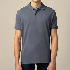 Polo de golf con bordado uniforme de empresa de ropa deportiva de algodón y poliéster para hombre con logotipo personalizado - Product Image 1