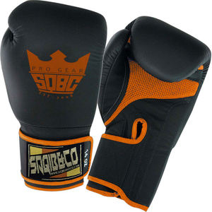 วัวหนังแนปปาถุงมือมวยไทยตะขอและห่วงกิกบ็อกซิ่งถุงมือชกมวยและถุงมือต่อสู้ - Product Image 2