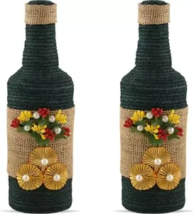 Herbe de mer de haute qualité, Look moderne, Jute personnalisée, recyclage, une bouteille de vin en gros, bouteille de jute bon marché - Product Image 3