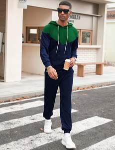 SUDADERO de algodón 100%, conjunto ligero con capucha, cierre de cordón, invierno, ecológico, lavado a la piedra, estampado de diamantes de imitación adornados - Product Image 3