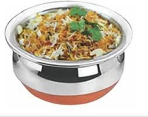 Elegante Tazón de Servir de Metal para Cocina, Tazón de Acero Inoxidable para Alimentos, Vajilla Contemporánea para Mesa de Comedor, Plato para Servir Ensaladas y Frutas - Product Image 1