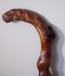 ไม้เท้าเดินป่าตั้งแคมป์ทำจากไม้เคลือบเงาขนาด122ซม. ดีไซน์ตามสั่งโรงงาน15ปี - Product Image 1