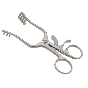 Weitlaner-Écarteur manuel de 16cm en acier inoxydable, à 2 griffes, avec griffes émoussées, ensemble d'instruments médicaux auto-retenus - Product Image 2