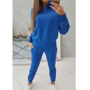 Femmes XL Taille Isolé Ensemble Complet Survêtement Polaire Sweat Pantalon Logo Sweat À Capuche Bas Noué Plus La Taille Prix De Gros pour le Printemps - Product Image 5