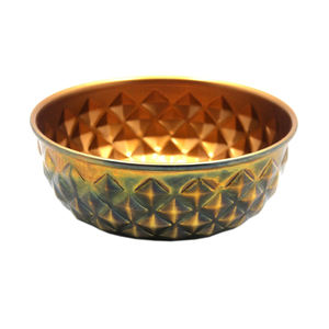 Classic Design <b>Iron</b> Round Shape Food Serving Bowl Raw Gold Finished Kitchen & Tabletop Serving & Decorative Bowls Handmade Bulk - Product Image 1