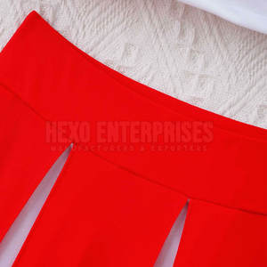 Uniforme de cheerleading de qualité de la meilleure qualité uniforme de cheerleading de couleur unie légère pour l'adulte - Product Image 5