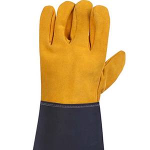 Offre spéciale Gants de travail en cuir de vachette Gants de sécurité Gants de soudage - Product Image 4