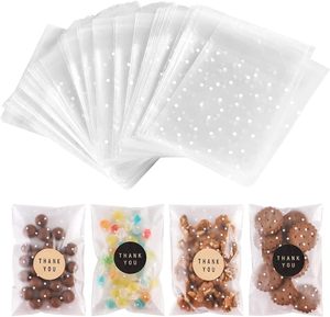 Bolsas con Cierre Hermético Autoadhesivas, Transparentes, de Grado Alimenticio, Laminadas con BOPP/PE, con Relieve y Logotipo Personalizado para Empacar Galletas - Product Image 1