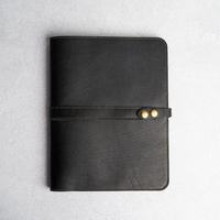 Cartera de marca NEXXGEN de cuero genuino personalizada, presentación, entrevista, currículum, organizador de documentos legales, archivo de Bloc de notas
