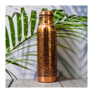 Nouvelle conception et bouteille en cuivre fabriquée pour l'eau potable large bouteille d'eau enfants sur mesure avec qualité d'exportation - Product Image 5