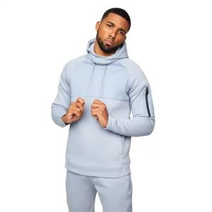 Conjunto Deportivo de 2 Piezas para Hombre, Chaqueta y Pantalones Deportivos, Estilo Informal, con Capucha, para Invierno - Product Image 1