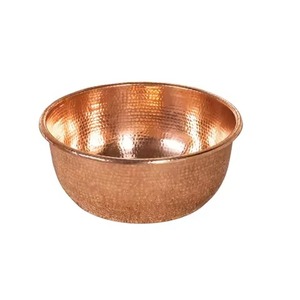 Évier moderne en cuivre avec fini poli élégant et durable, parfait pour les cuisines chics, les salles de bains luxueuses - Product Image 3