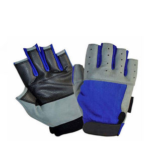 Guantes de montar multifuncionales de medio dedo Antideslizante Resistente al desgaste Muñequeras Fitness Guantes de gimnasio Diseño OEM - Product Image 2