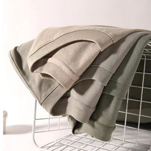 Logo personnalisé 240g t-shirt DTG broderie hommes t-shirts surdimensionné coton lourd blanc goutte épaule t-shirt - Product Image 2