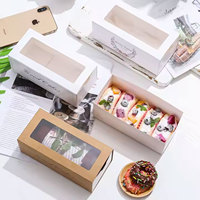 Étiquettes personnalisées en carton gaufré imprimées en sérigraphie pour rouleaux de gâteaux, emballages haut de gamme pour pâtisseries, biscuits et sandwichs, présentoirs de boulangerie