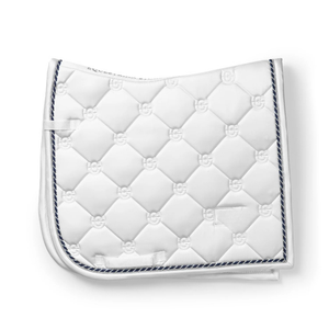 Tapis de selle anglais de qualité supérieure doublure douce respirante en coton matelassé confort durable pour le soutien des performances du cheval et du cavalier - Product Image 1