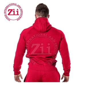 Logo personnalisé OEM Sweat à capuche ajusté pour hommes, vêtements de sport en polyester respirant pour l'entraînement de course à pied en hiver - Product Image 4