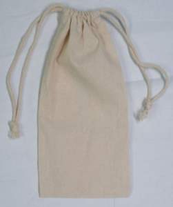 Pochette en mousseline de coton biologique 100% écologique personnalisée petit sac en toile de tissu Calicot blanc sacs à cordon réutilisables en coton avec logo - Product Image 2