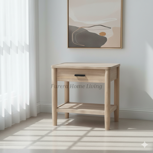 Chevet en bois massif de haute qualité, 1 tiroir, écologique, luxueux, moderne, appartement, maison, bar, chambre à coucher, meubles - Product Image 5