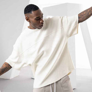 เสื้อยืดผู้ชายทรงโอเวอร์ไซส์ ดีไซน์ใหม่สุดฮิต แบบเรโทร สำหรับสกรีนลาย เสื้อยืดผู้ชายสไตล์ล่าสุด - Product Image 6