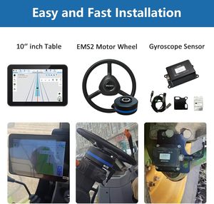 ระบบนำทางอัตโนมัติด้วย GPS เกรดอุตสาหกรรม ความแม่นยำ 2.5 ซม. ฐาน RTK ความแม่นยำ 10 ซม. ระบบ PPP RTK แบบ ODM ปรับแต่งได้ พร้อมระบบ AB Line Pivot และ U-Turn Mod - Product Image 5